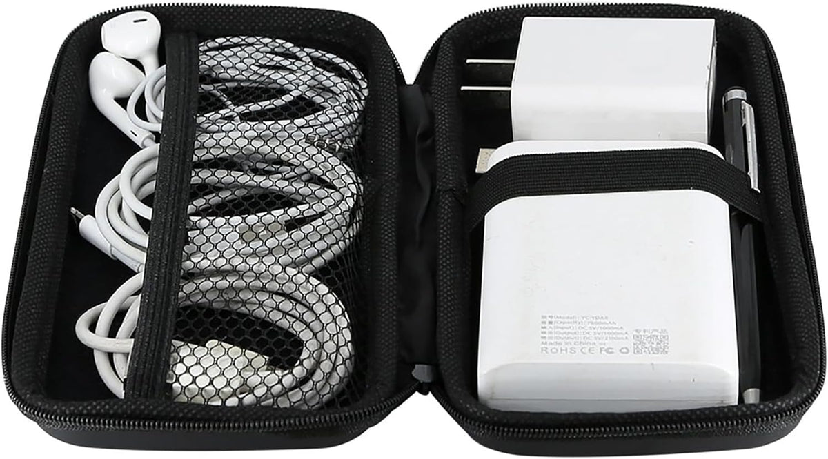 Travel Essential Electronics Organizer Charger Case Carrying Pouch