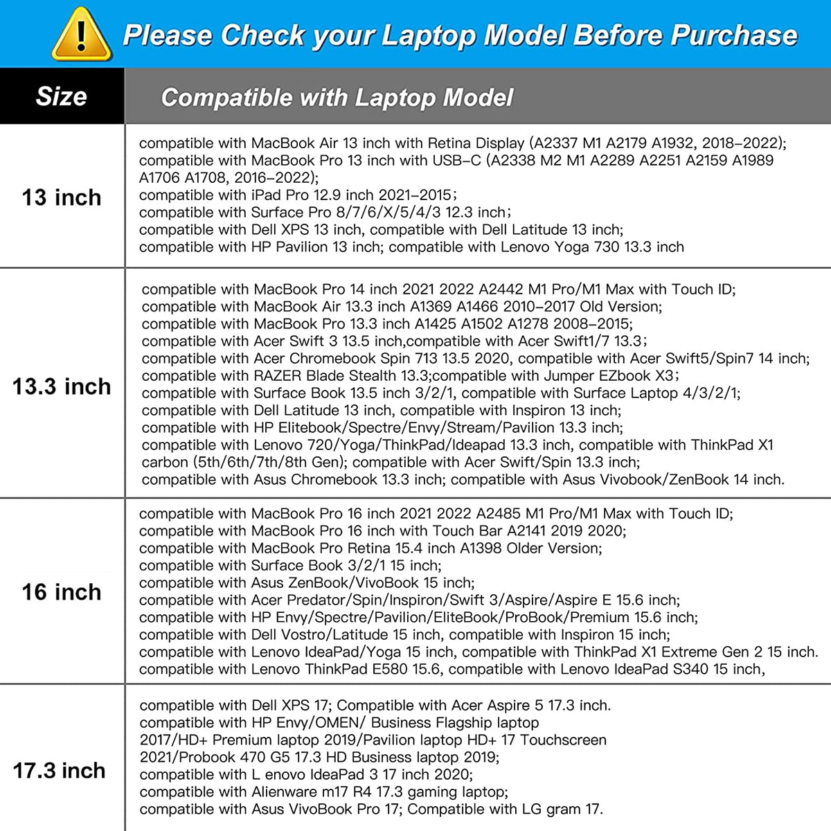 360 Protective Laptop Bag 15.6 Inch, 15-16 Inch Computer Bag