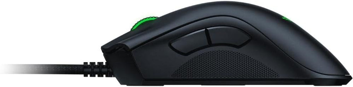 Razer Deathadder V2 Gaming Mouse: 20K DPI Optical Sensor - Fastest Gaming Mouse Switch - Chroma RGB Lighting - 8 Programmable Buttons - Rubberized Side Grips - Classic Black