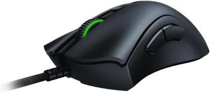 Razer Deathadder V2 Gaming Mouse: 20K DPI Optical Sensor - Fastest Gaming Mouse Switch - Chroma RGB Lighting - 8 Programmable Buttons - Rubberized Side Grips - Classic Black
